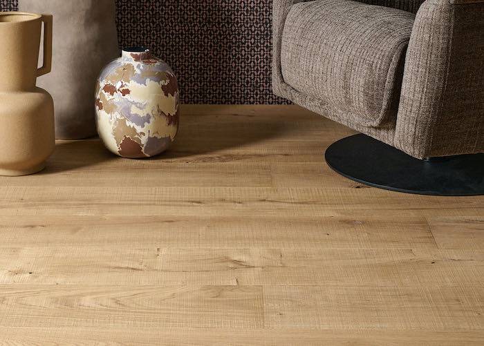 Parquet contrecollé Chêne Sauvage - 15 x 220 mm - huilé naturel - traces de scie - loft