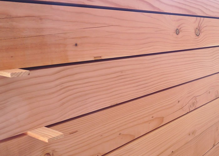 Bardage en Douglas - 27 x 145 x 4000 mm - 2 faces lisses - Planche