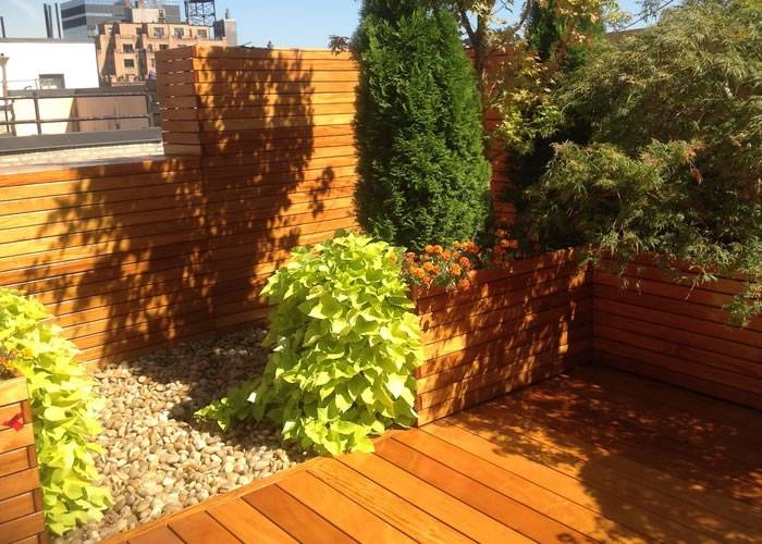 Lames de terrasse Garapa - 25 x 145 x 2150 mm - 2 faces lisses