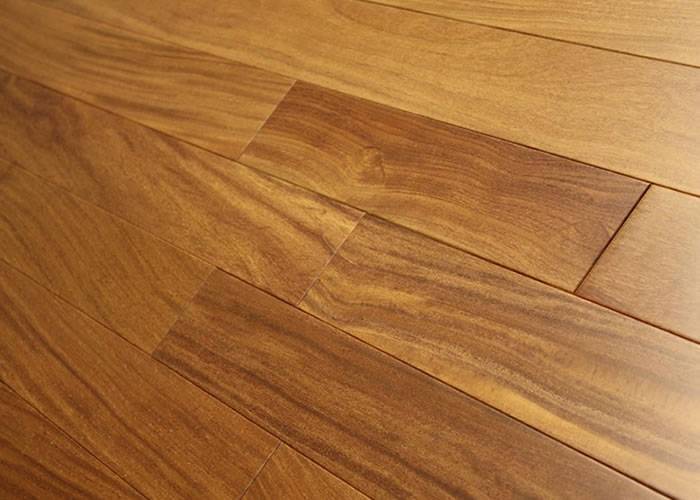 Parquet massif Cumaru Blond - 15 x 90 mm - verni mat