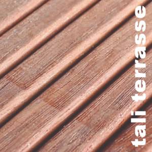 Lames de terrasse Mukulungu - 25 x 142 mm - faces lisses - lots