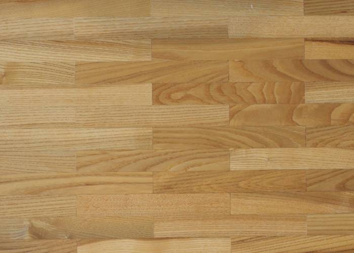 Parquet industriel Frêne Rustique - 8 x 23 x 160 mm - motif coupe de pierre - colis 4,30 m2