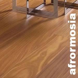Lames de terrasse en exotique à visser en Afrormosia