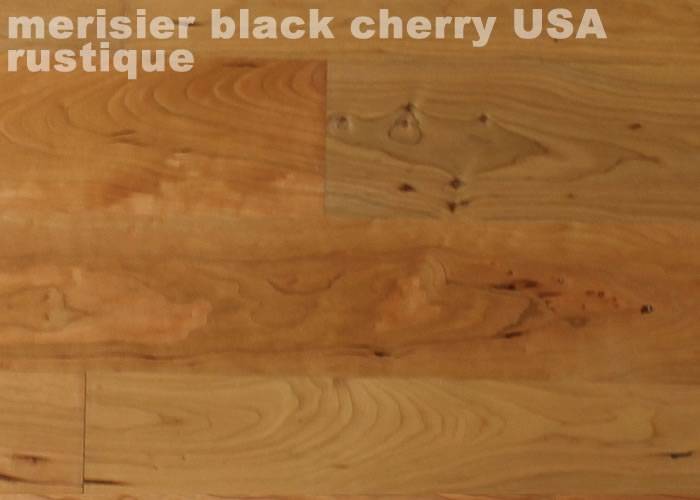 Parquet massif Merisier - 14 x 90 - brut