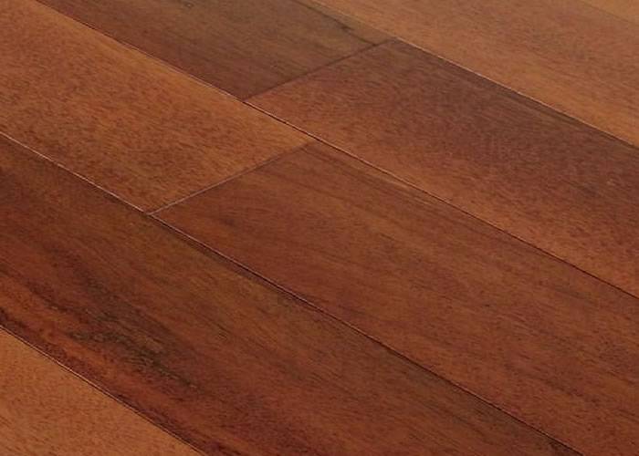 Parquet massif Merbau - 10 x 70 mm - verni