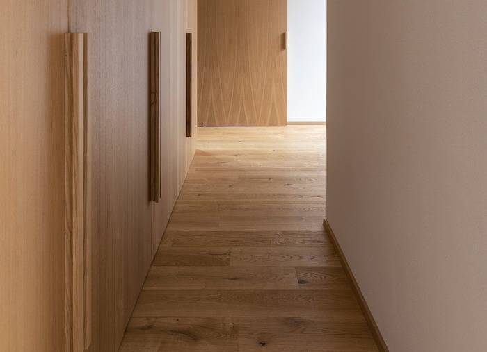 Parquet contrecollé Chêne Rustique/Campagne - 14 x 150 mm - verni naturel - brossé