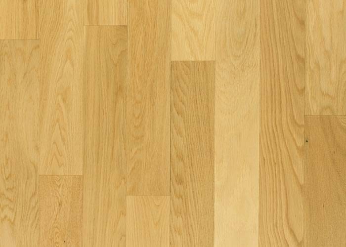 Parquet contrecollé Chêne Premier - 10 x 155 mm - brut - brossé - préponcé