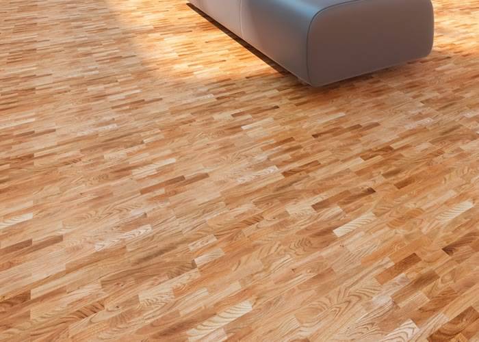 Parquet industriel Chêne Premier - 8 x 23 x 160 mm - motif coupe de pierre - colis de 4,30 m2