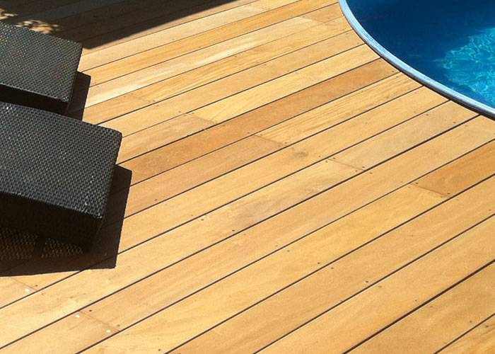 Lames de terrasse Garapa - 21 x 145 - 2 faces lisses - FSC