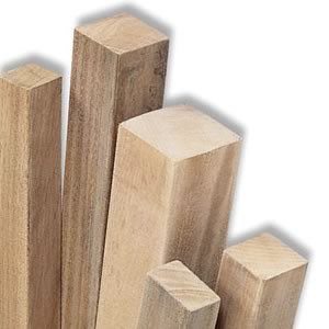 Carrelets en Padouk