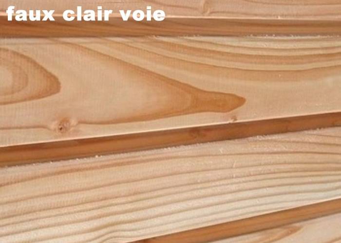 Bardage en Mélèze Europe - 20 x 143 x 4000 mm - claire-voie