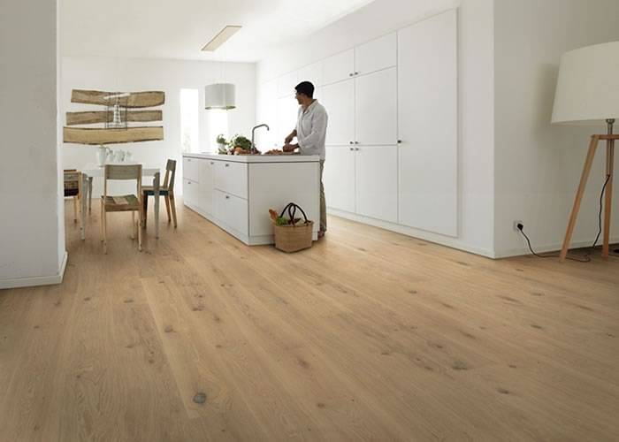 Parquet massif Chêne Campagne Français - 21 x 180 mm - brut