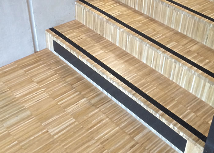 Parquet industriel Chêne - 10 x 08 x 160 mm - motif sur chants