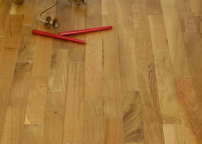 Parquet contrecollé Chêne Campagne 12 x 145 mm - verni mat teinté Village