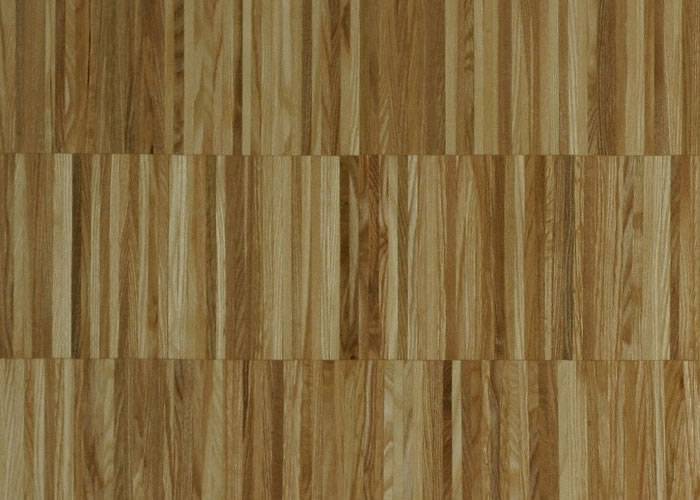 Parquet industriel Frêne - 10 x 08 x 160 mm - motif sur chants