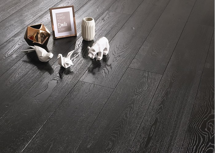 Parquet contrecollé Chêne Rustique/Campagne - 12 x 145 mm - verni satiné - DDCE