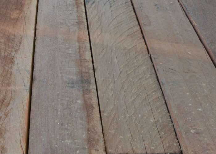 Traverses paysagères en Azobé - 80 x 100 mm - lots