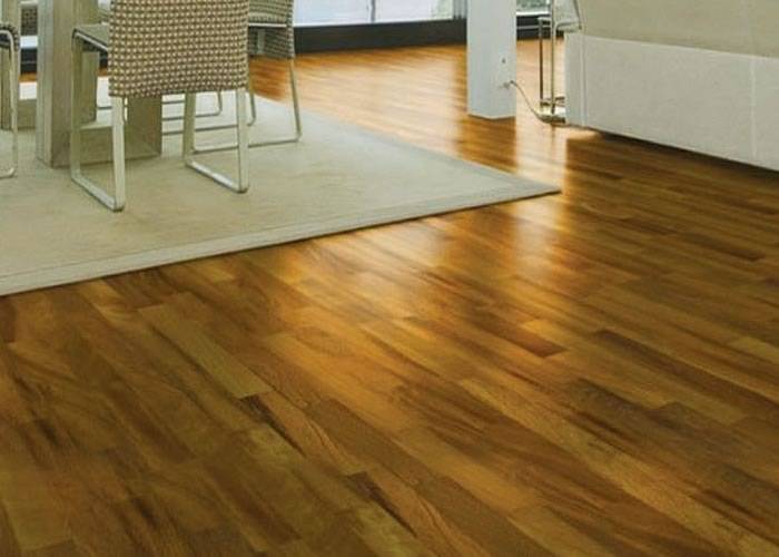 Parquet massif Iroko - 14 x 130 mm - huilé