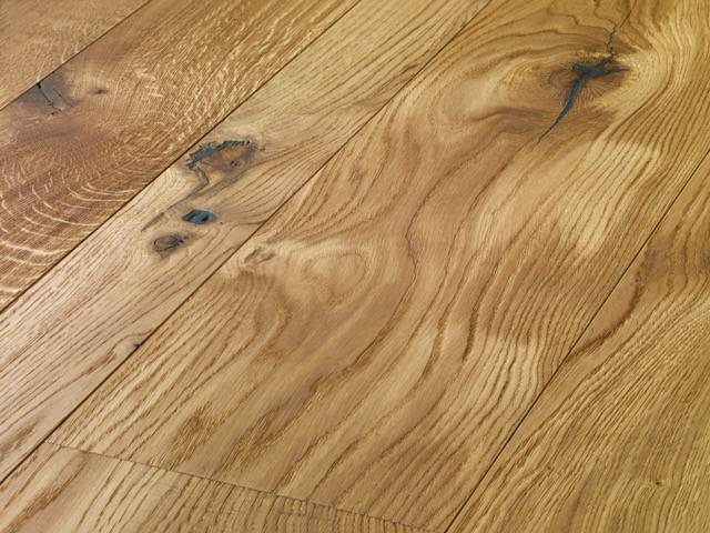 Parquet contrecollé Chêne Grange - 16 x 180 mm - huilé naturel - structuré