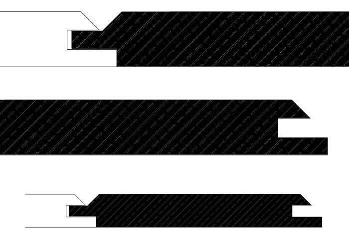 Bardage en Padouk - 15 x 145 mm - brut - grain d'orge - COURT