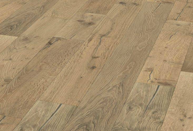 Parquet contrecollé Chêne Rustique - 15 x 220 mm - huilé naturel - brossé - Chenonceau