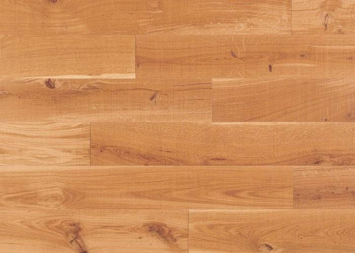 Parquet contrecollé Chêne Campagne - 15 x 140-185-230 mm - verni - traces de scies - Brest