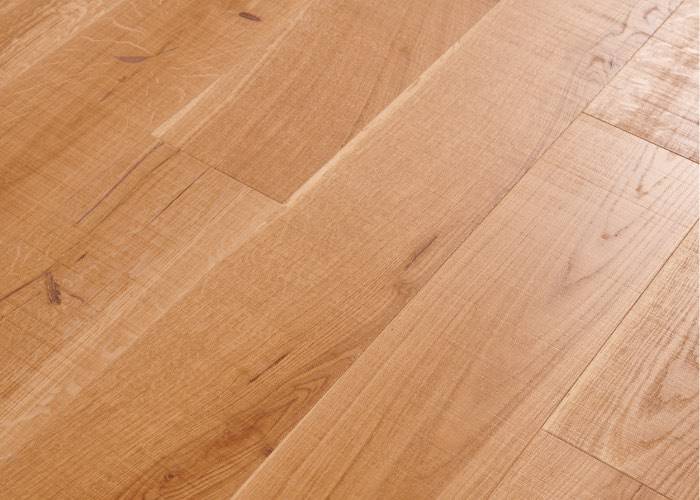 Parquet contrecollé Chêne Campagne - 15 x 140-185-230 mm - verni - traces de scies - Brest