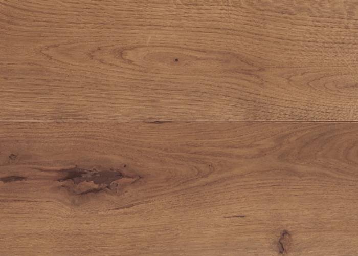 Parquet contrecollé Chêne Campagne - 15 x 185 mm - verni - brossé