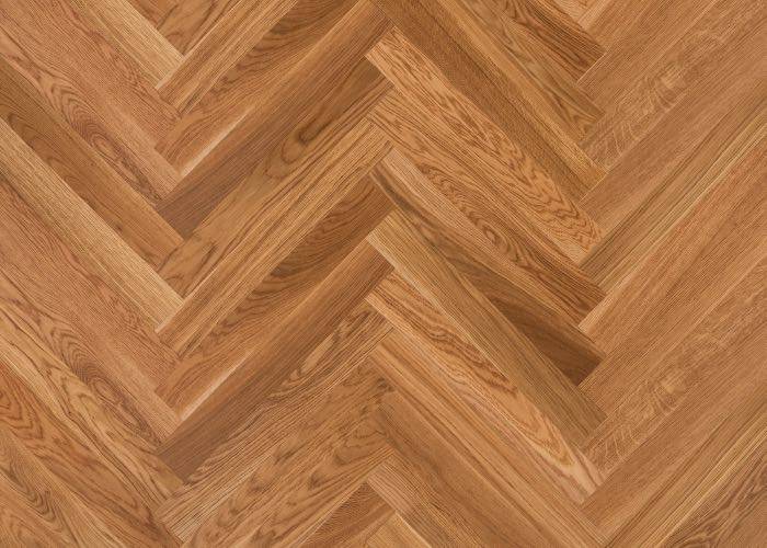 Parquet contrecollé Chêne Premier Bâton Rompu - 10 x 70 x 490 mm - huilé - Cannes