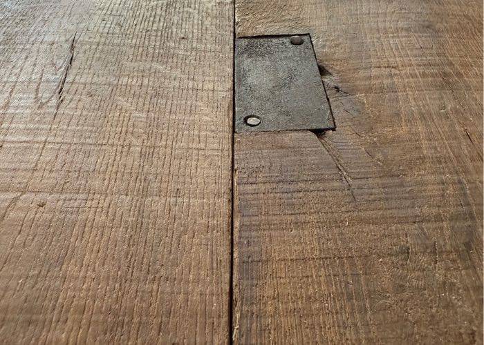 Parquet massif Chêne Arbony multi-largeurs - aspect wagon - clavette