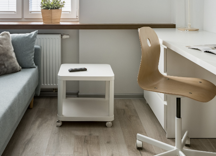 Parquet stratifié - 5,5 x 180 x 1220 mm - aspect incolore