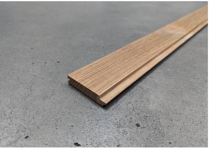 Usinage feuillure pont de bateau