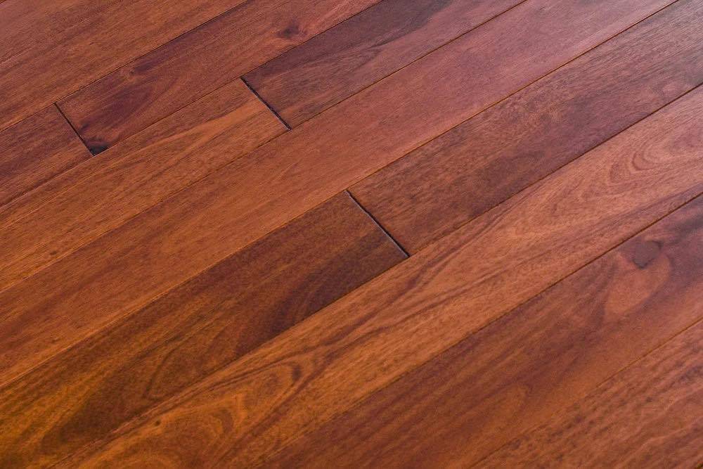 Parquet massif Mahogany Africain - 19 x 90 mm - huilé - Nancy