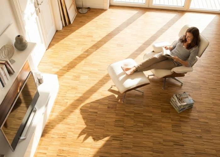 Parquet Industriel Hêtre - 14 x 20 x 250 mm sur chants - PAS CHER