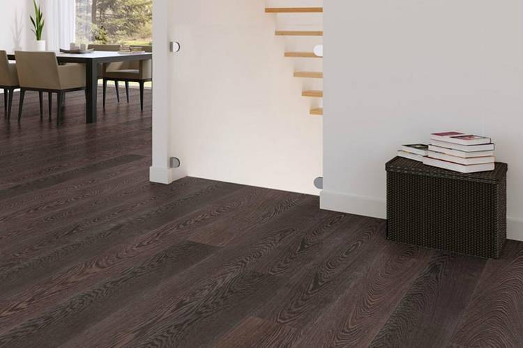 Parquet massif Wengé - 15 x 90 mm - huilé - Nice