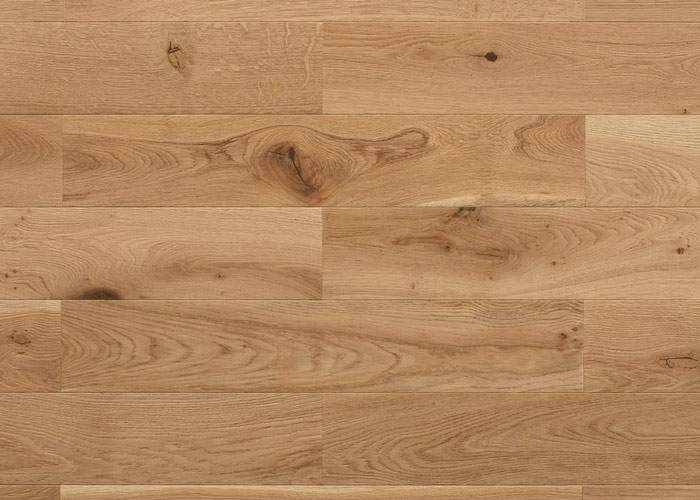 Parquet contrecollé Chêne Premier - 5,5 x 180 / 190 x 600-1500 mm - verni