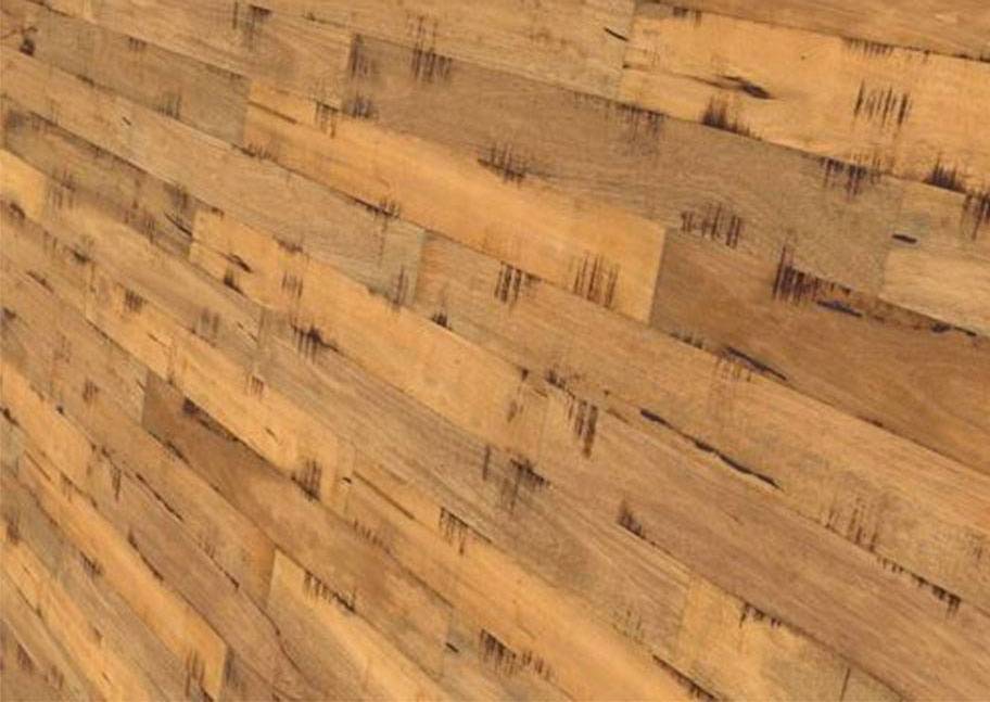 Parquet contrecollé Hévéa PR - 14 x 190 mm - huilé - 3 frises - Boulogne