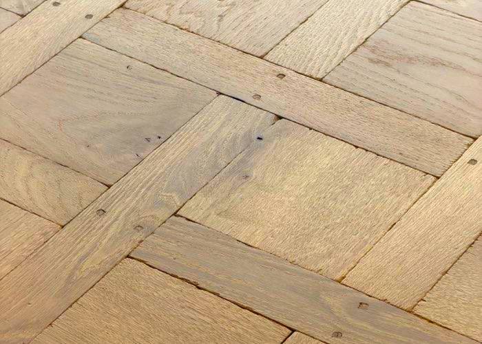 Panneaux Versailles massif Chêne vieilli - 20 x 1020 x 1020 mm - huilé