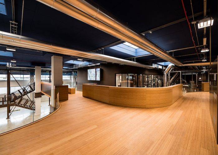 Parquet massif Bambou Purebamboo Moso - 15 x 96 x 960 mm - verni - naturel - vertical