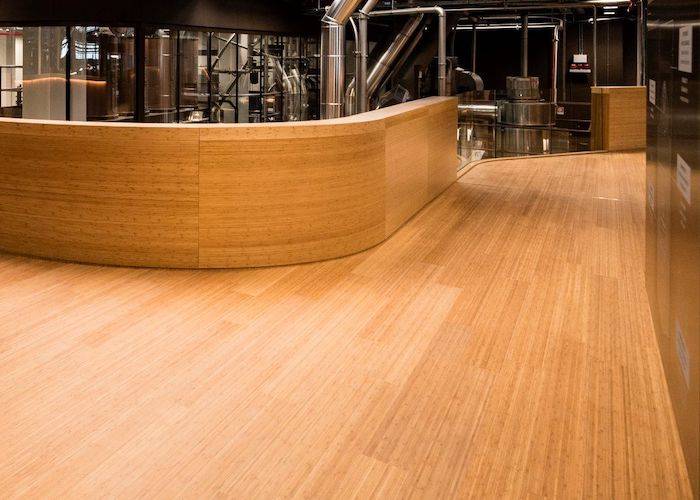 Parquet massif Bambou Purebamboo Moso - 15 x 96 x 960 mm - verni - naturel - vertical