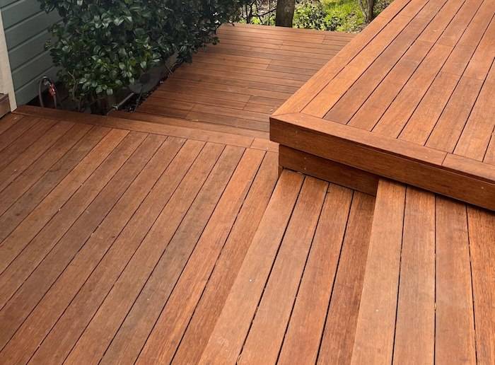 Lames de terrasse Bambou - 30 x 137 x 1850 mm - 1 rainure anti-dérapante