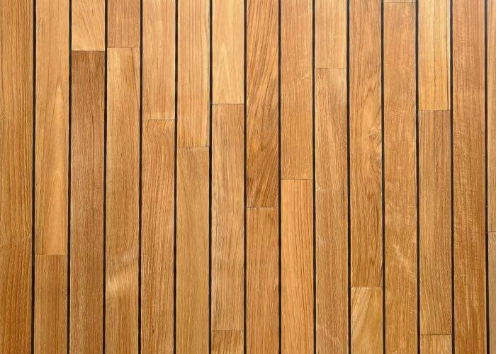 Parquet Pont de Bateau Teck préfini - 8,5 x 64 mm - huilé - PROMO