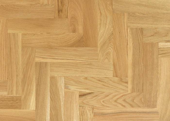 Parquet industriel Chêne Rustique - 8 x 23 x 160 mm - motif bâton rompu - 2 lamelles