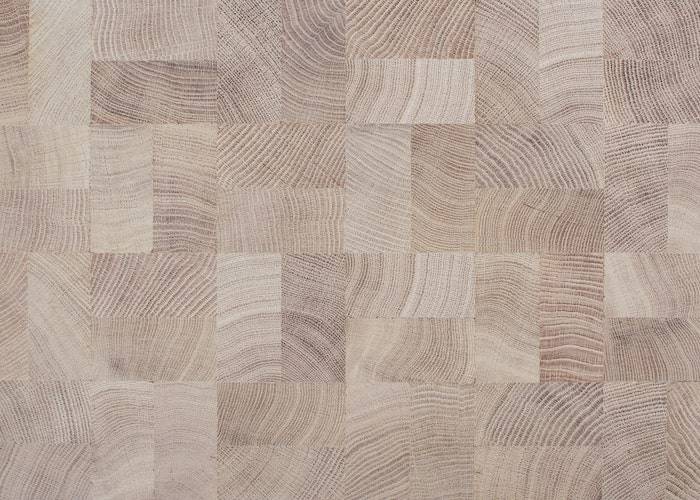 Parquet massif en bois de bout Chêne Premier - 10 x 42 x 84 mm - brut - Cannes
