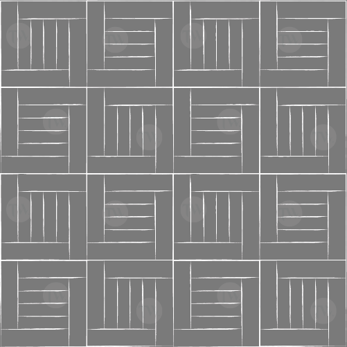 Parquet industriel mosaique en Erable