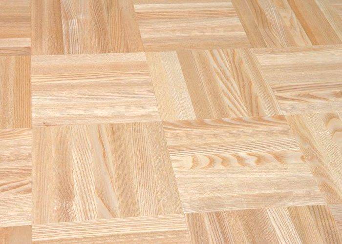 Parquet industriel Frêne Select - 8 x 23 x 160 mm - motif à damier - Reims