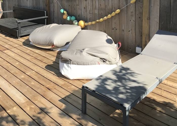 Lames de terrasse Pin traité marron -  27 x 145 mm - 2 faces lisses - classe 4 - choix standard