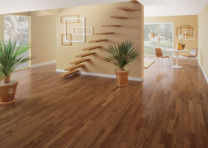 Parquet massif Sucupira - 14 x 90 mm - brut - Nancy