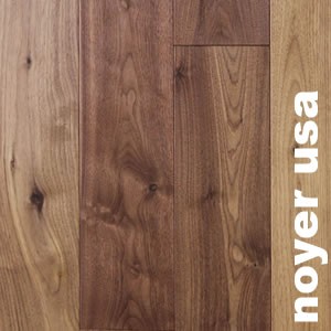 Parquet en bois brut : élégance naturelle et authenticité intemporelle en Noyer Américain
