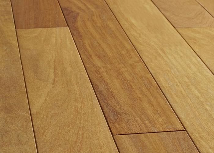 Parquet massif planchette Cumaru Blond - 10 x 60 brut